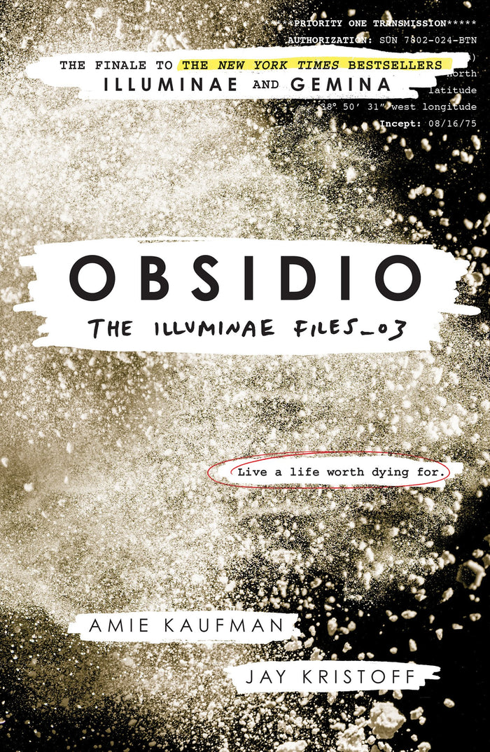 Obsidio The Illuminae Files Book 3 by Amie Kaufman - Paperback cover