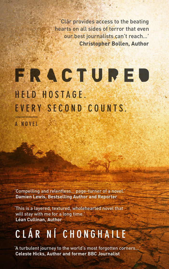 Fractured: International Hostage Thriller by Clár Ní Chonghaile - Paperback cover