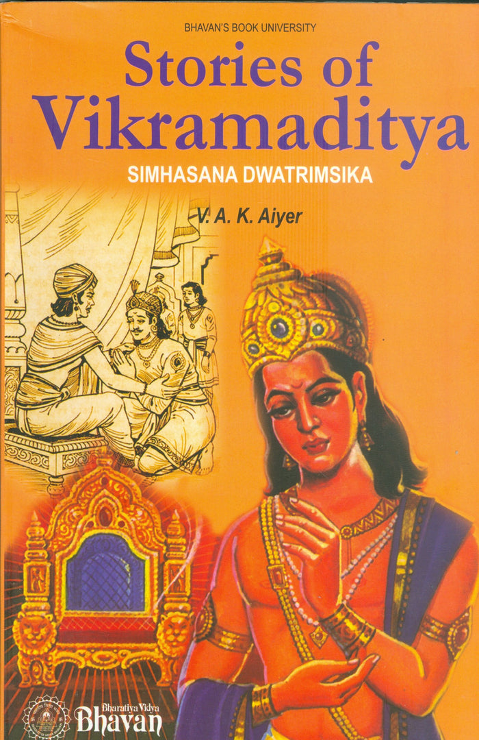 Stories of Vikramaditya/Simhasana Dwatrimsika by Compiled and Translated by V.A.K. Aiyar - Paperback cover