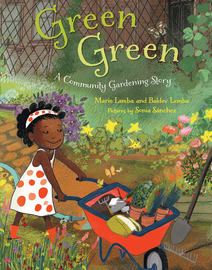 Green Green: A Community Gardening Story by Marie Lamba - Hardcover cover