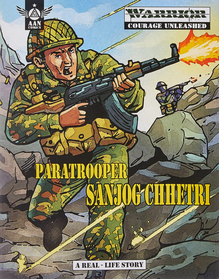 Paratrooper Sanjog Chhetri by Rishi Kumar - Book cover