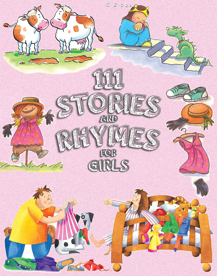 111 Stories and Rhymes for Girl by Parragon Books - Paperback cover