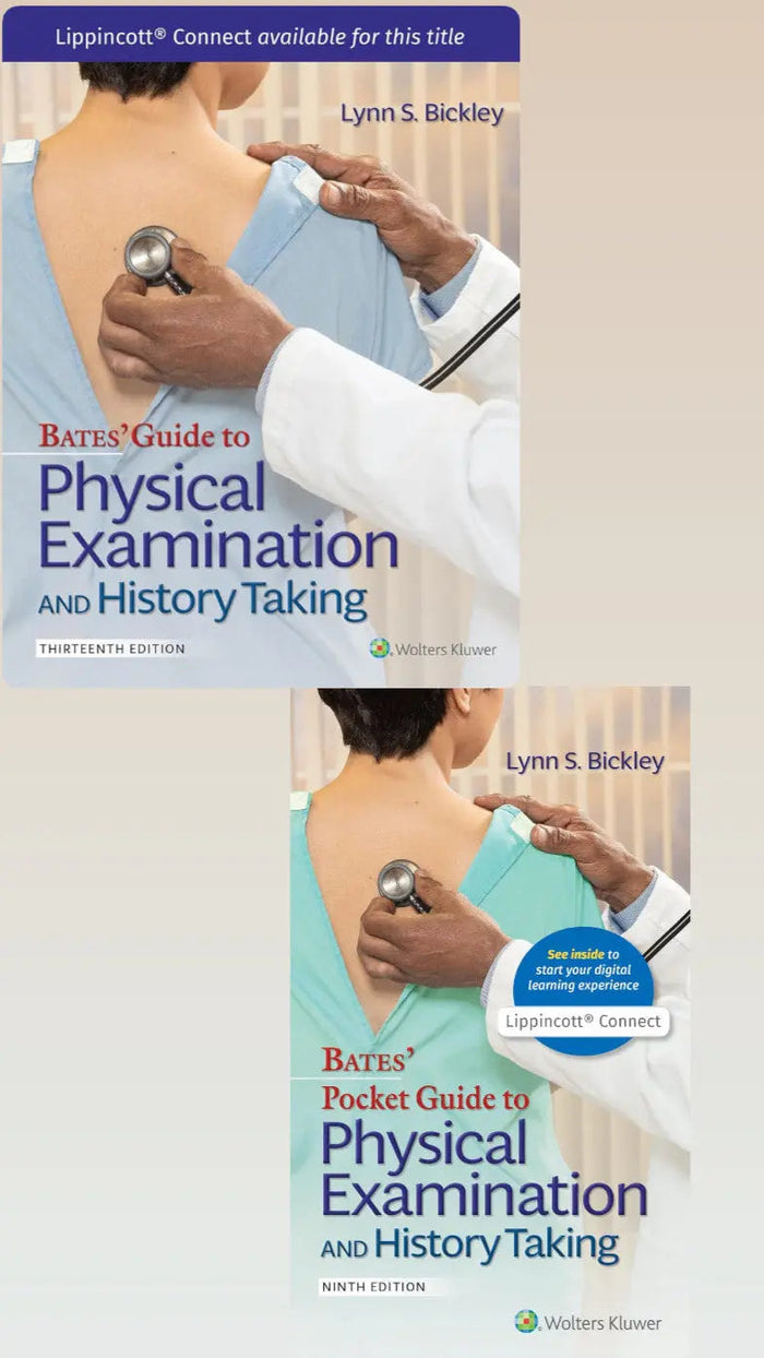 Bates’ Complete Physical Examination Set full guide and pocket companion paperback - bulkbookshop.com