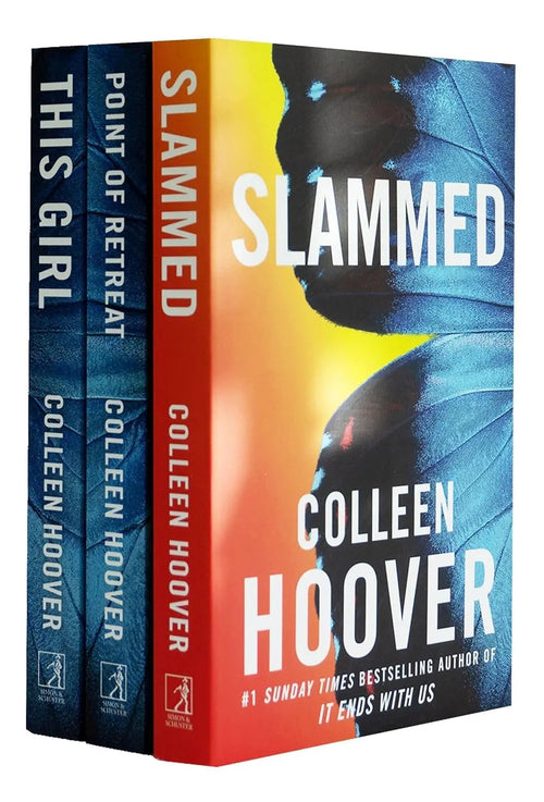 Front cover of Colleen Hoover Slammed Series 3 Books Collection Set at bulkbookshop.com