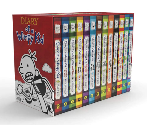 Diary of a Wimpy Kid Box of Books (1-13) Paperback | Jeff Kinney Format | 9780241567418 | Paperback bulkbookshop.com