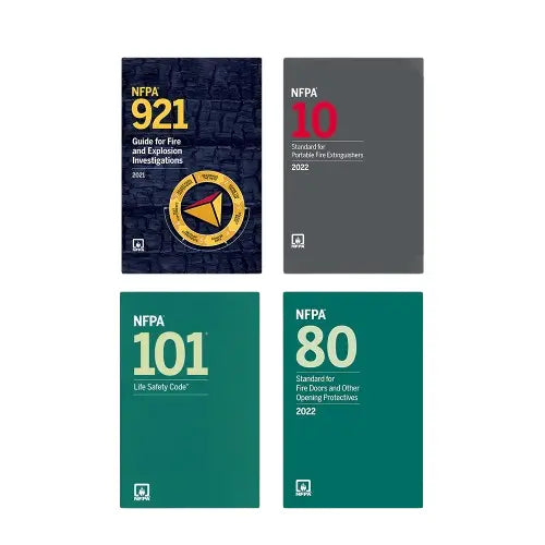 NFPA Fire Investigation and Life Safety Code Set NFPA 921 10 101 80 Fire Safety Standards