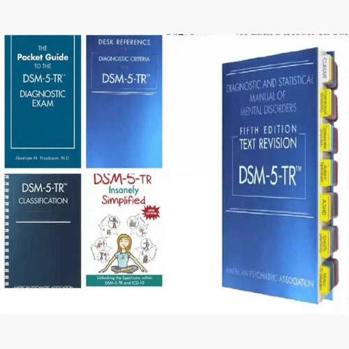 DSM-5-TR Desk Reference with Index Tabs – Pocket Guide | Paperback