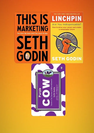 (Combo) This is Marketing + Purple Cow + Linchpin (3 Books)  - Seth Godin (Paperback)